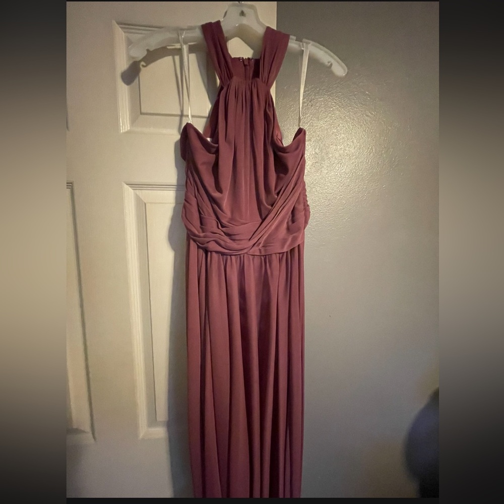 DAVIDS BRIDAL BRIDESMAID DRESS MAUVE